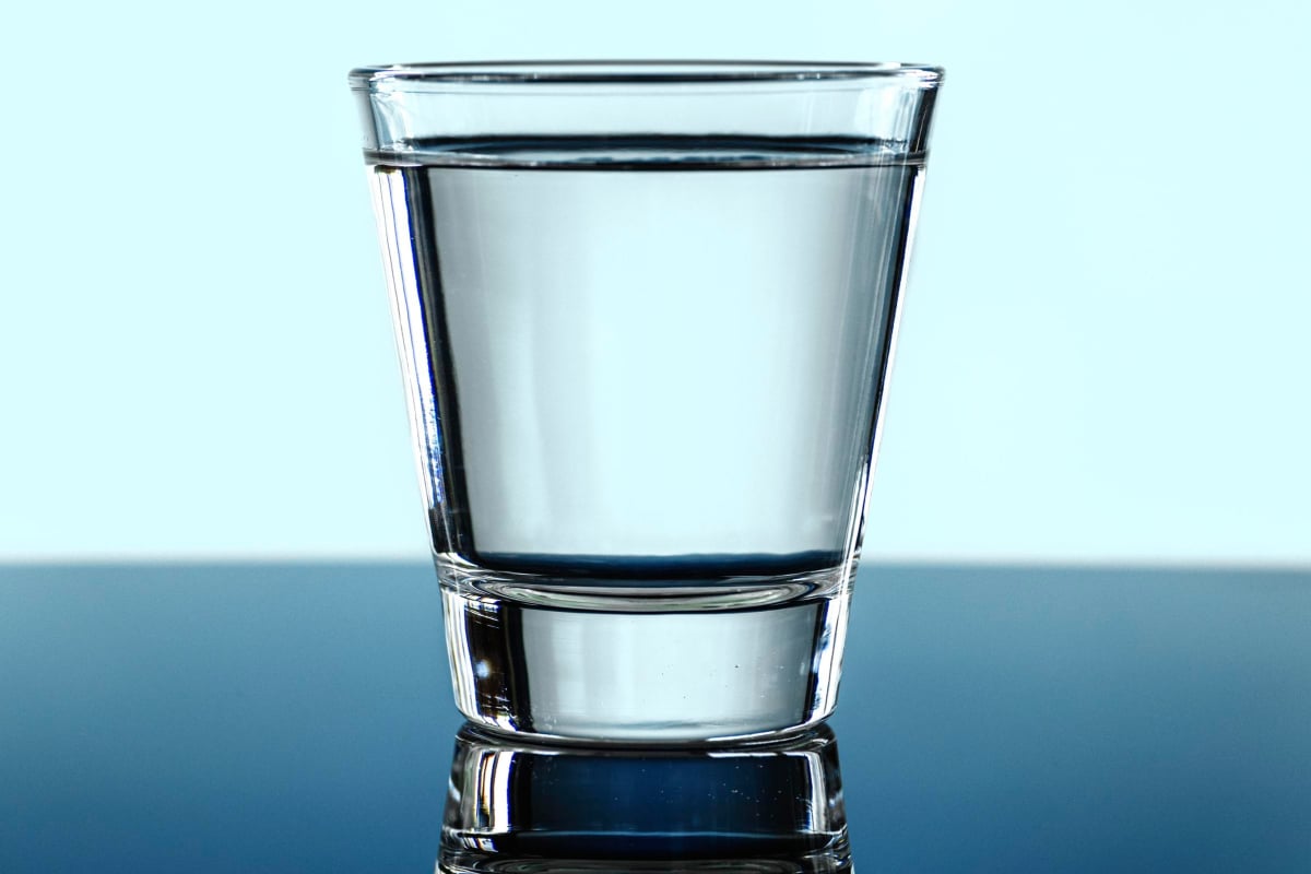 glass of water