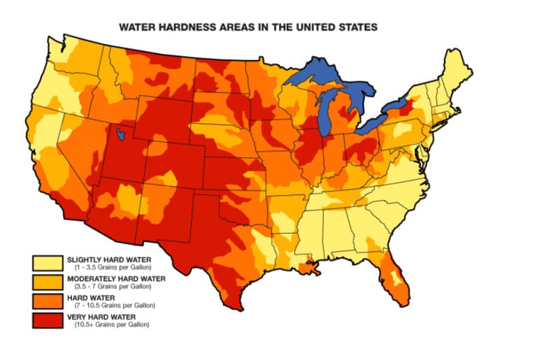 Water Hardness in the United States